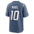 Qdoa NE.Patriots #10 Drake Maye Player Storm Blue Rivalries Collection Game Stitched Jersey