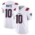 Qdoa NE.Patriots #10 Drake Maye Player White Vapor Untouchable Home Game Stitched Jerseys