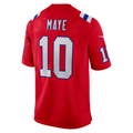 Qdoa NE.Patriots #10 Drake Maye Red Player Game Stitched Jerseys
