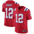 Qdoa NE.Patriots #12 Tom Brady Player Red Home Limited Stitched Jerseys