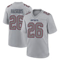 Qdoa NE.Patriots #26 Hassan Haskins Player Gray Fashion Limited Home Game Stitched Jerseys