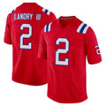 Qdoa NE.Patriots #2 Harold Landry III Player Red Home Game Stitched Jerseys