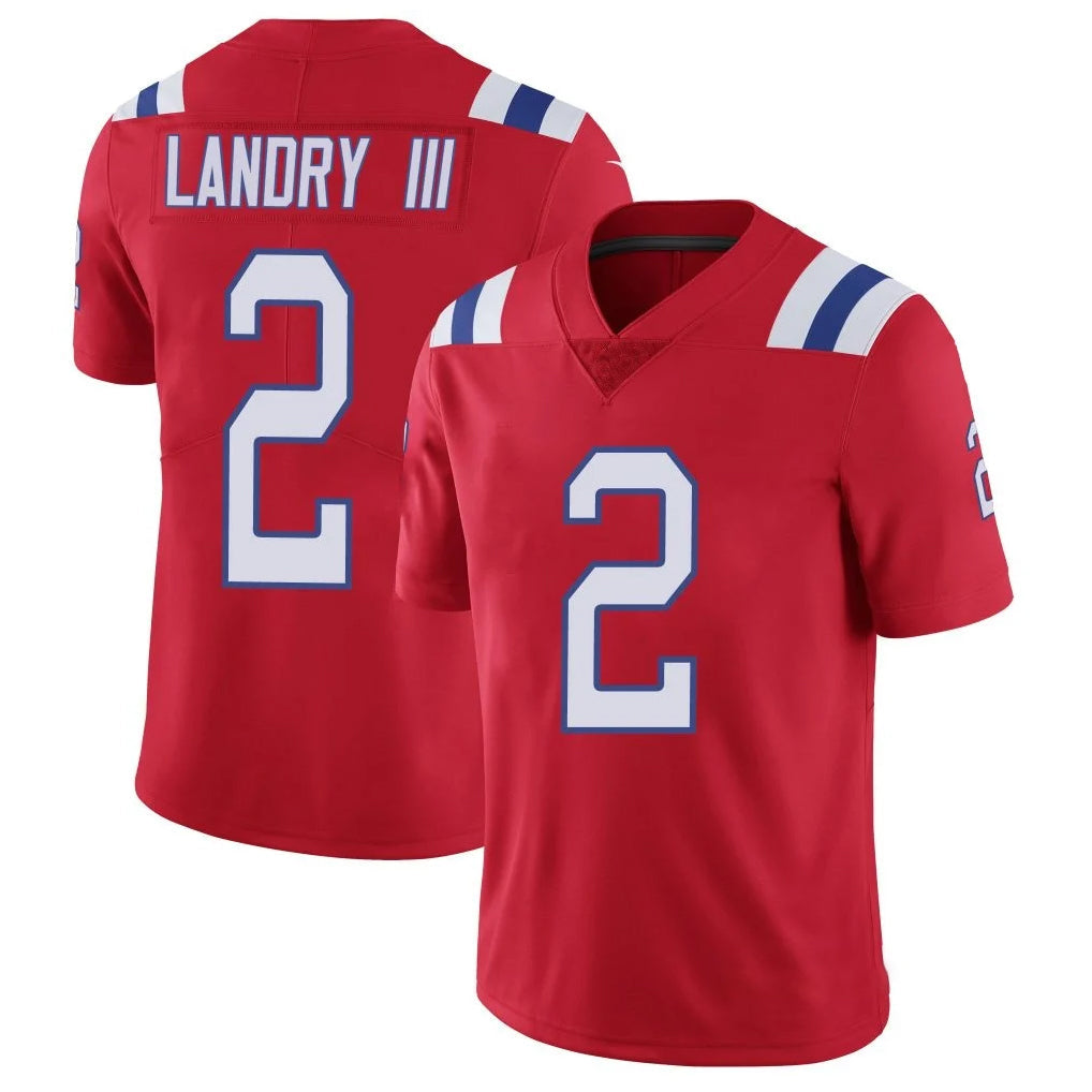 Qdoa NE.Patriots #2 Harold Landry III Player Red Vapor Untouchable Home Game Stitched Jerseys