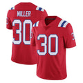 Qdoa NE.Patriots #30 Jam Miller Player Red Vapor Untouchable Home Game Stitched Jerseys