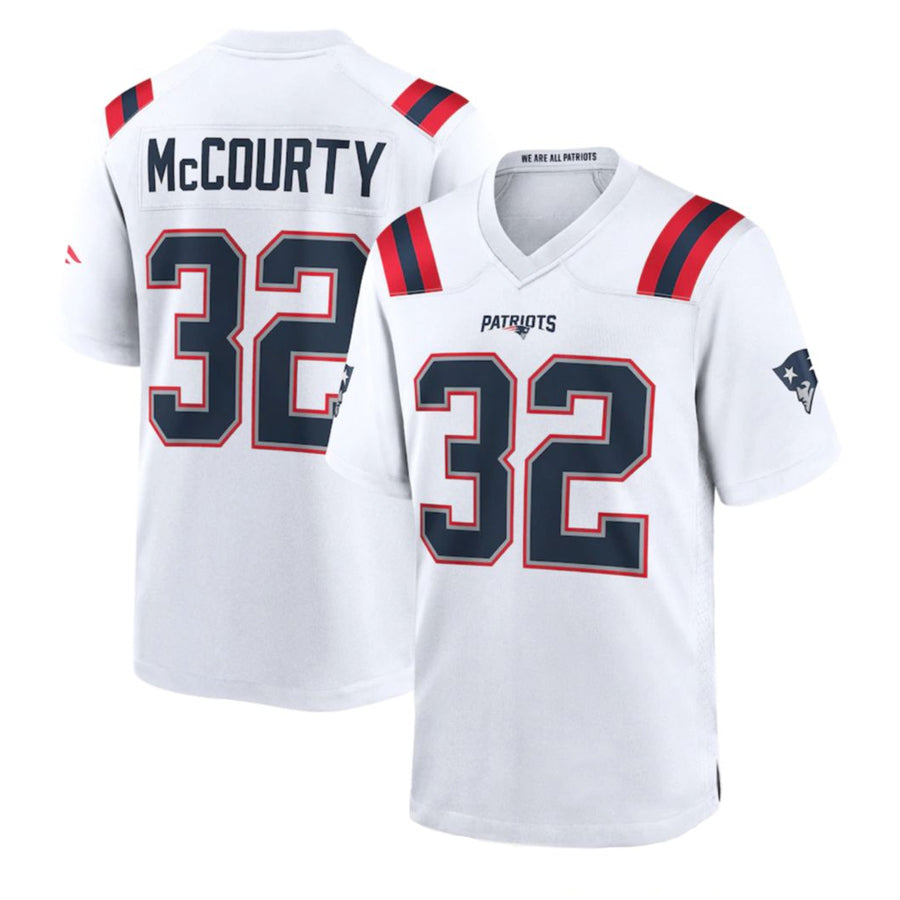 Qdoa NE.Patriots #32 TreVeyon Henderson Player White Home Game Stitched Jerseys