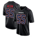 Qdoa NE.Patriots #55 Jared Wilson Player Carbon Fashion Limited Home Game Stitched Jerseys