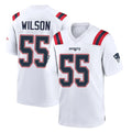 Qdoa NE.Patriots #55 Jared Wilson Player White Home Game Stitched Jerseys