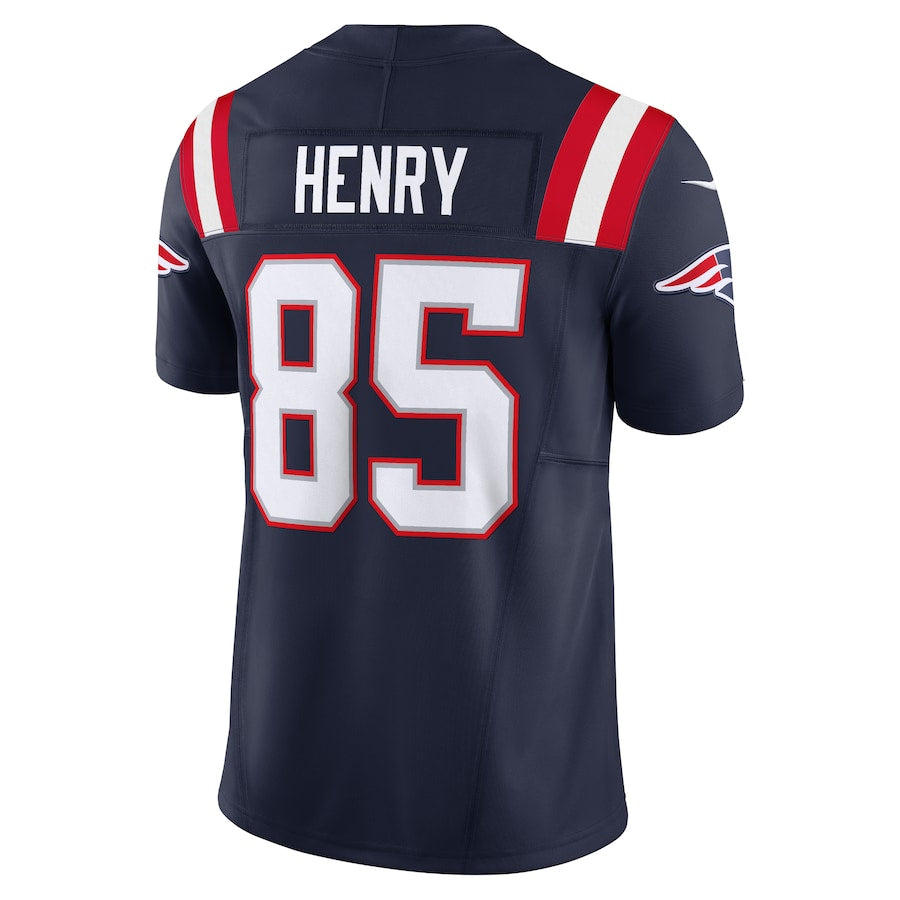 Qdoa NE.Patriots #85 Hunter Henry Player Navy Vapor F.U.S.E. Limited Stitched Jerseys