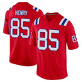Qdoa NE.Patriots #85 Hunter Henry Player Red Home Game Stitched Jerseys