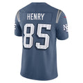 Qdoa NE.Patriots #85 Hunter Henry Player Storm Blue Rivalries Collection Limited Stitched Jerseys
