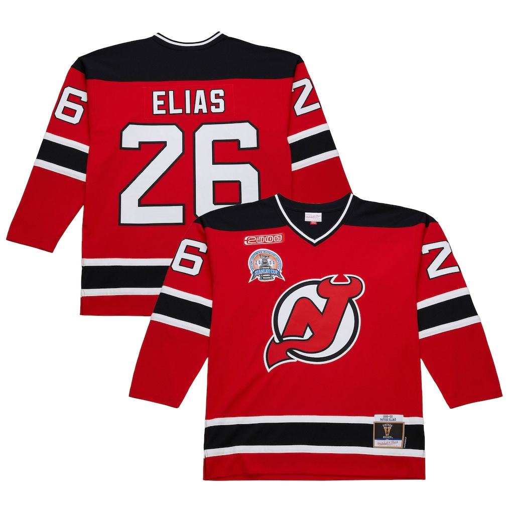 Qdoa N.Jersey Devils #26 Patrik Elias Red 1999-00 Power Play Jerseys