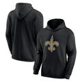 Qdoa NO.Saints Black Pullover Hoodies Limited Blank Player Stitched Jerseys