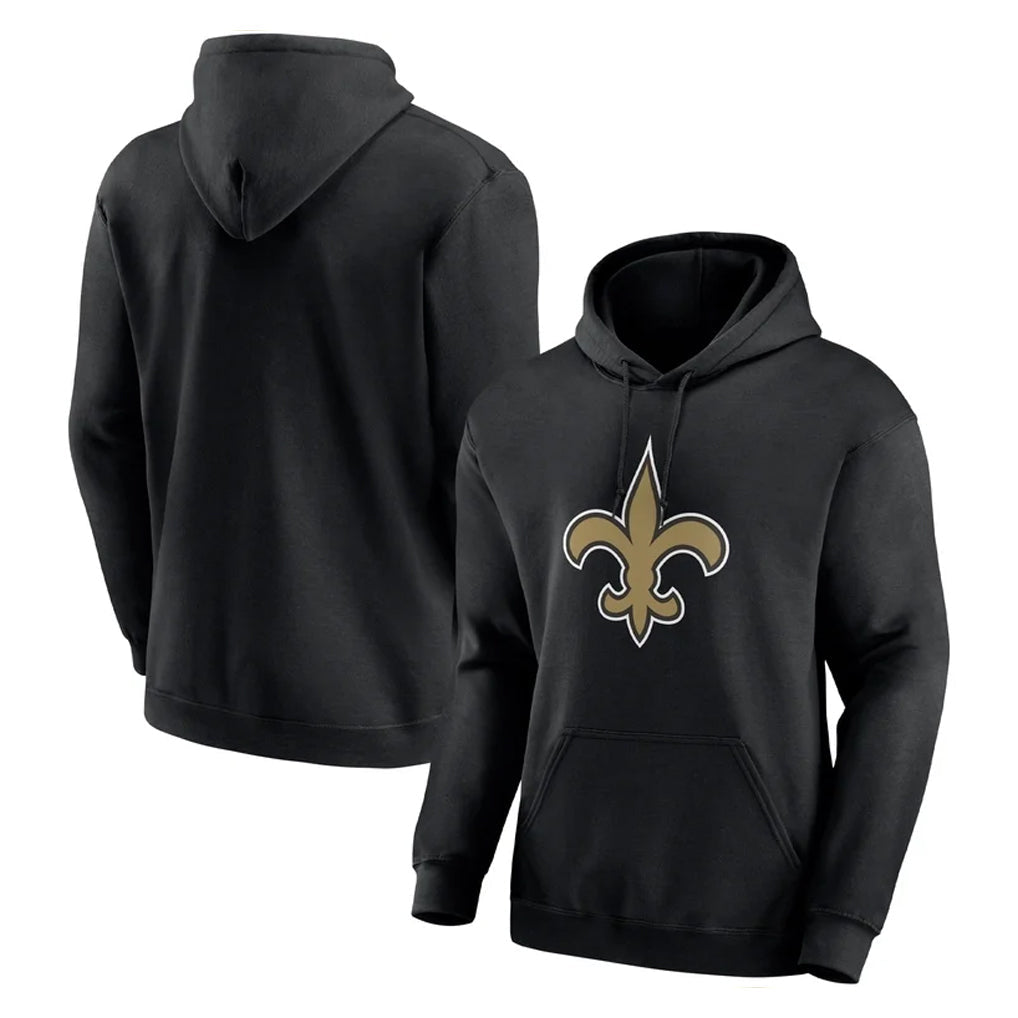 Qdoa NO.Saints Black Pullover Hoodies Limited Blank Player Stitched Jerseys