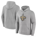 Qdoa NO.Saints Gray LOGO Pullover Hoodies Limited Blank Player Stitched Jerseys