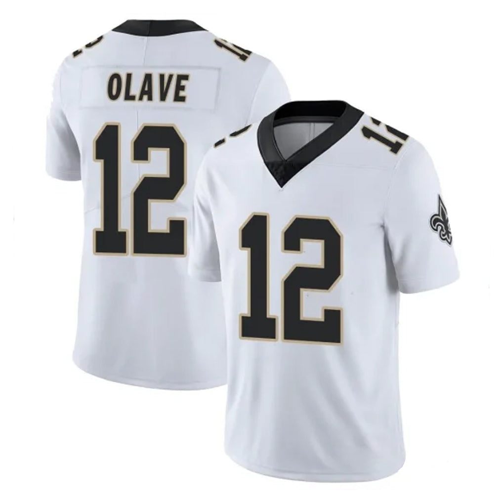 Qdoa NO.Saints #12 Chris Olave Player White Limited Vapor Untouchable Home Game Stitched Jerseys