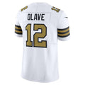 Qdoa NO.Saints #12 Chris Olave Player White Vapor Limited Stitched Jerseys