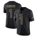 Qdoa NO.Saints #1 Kool-Aid McKinstry Player Black Impact Limited Home Game Stitched Jerseys