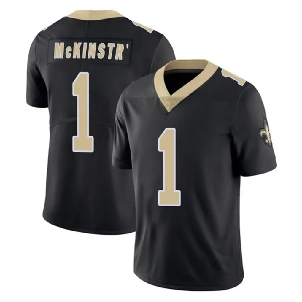 Qdoa NO.Saints #1 Kool-Aid McKinstry Player Black Limited Vapor Untouchable Home Game Stitched Jerseys