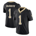 Qdoa NO.Saints #1 Kool-Aid McKinstry Player Black Limited Vapor Untouchable Home Game Stitched Jerseys