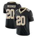 Qdoa NO.Saints #20 Pete Werner Player Black Limited Vapor Untouchable Home Game Stitched Jerseys