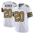 Qdoa NO.Saints #20 Pete Werner Player White Limited Color Rush Home Game Stitched Jerseys
