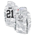 Qdoa NO.Saints #21 Justin Reid Player Arctic Camo Salute to Service Pullover Hoodies Limited Game Stitched Jerseys