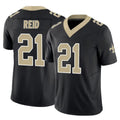 Qdoa NO.Saints #21 Justin Reid Player Black Limited Vapor F.U.S.E. Home Game Stitched Jerseys
