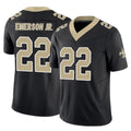 Qdoa NO.Saints #22 Martin Emerson Jr. Player Black Limited Vapor F.U.S.E. Home Game Stitched Jerseys