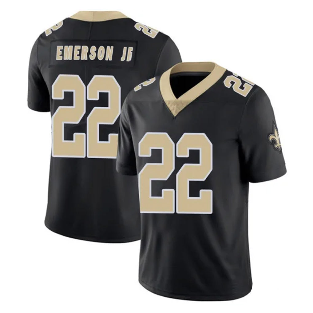 Qdoa NO.Saints #22 Martin Emerson Jr. Player Black Limited Vapor Untouchable Home Game Stitched Jerseys