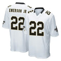 Qdoa NO.Saints #22 Martin Emerson Jr. Player White Home Game Stitched Jerseys