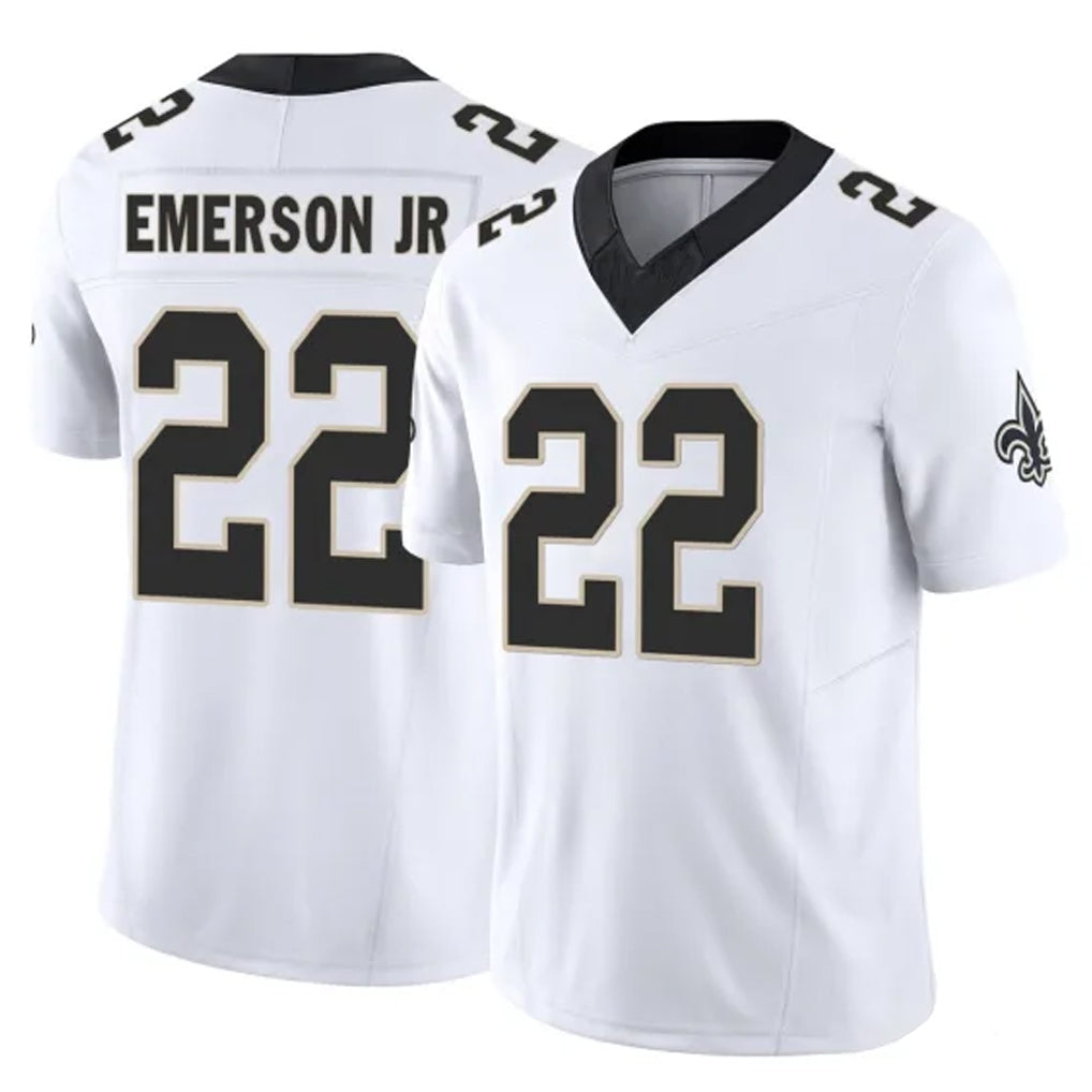 Qdoa NO.Saints #22 Martin Emerson Jr. Player White Limited Vapor F.U.S.E. Home Game Stitched Jerseys