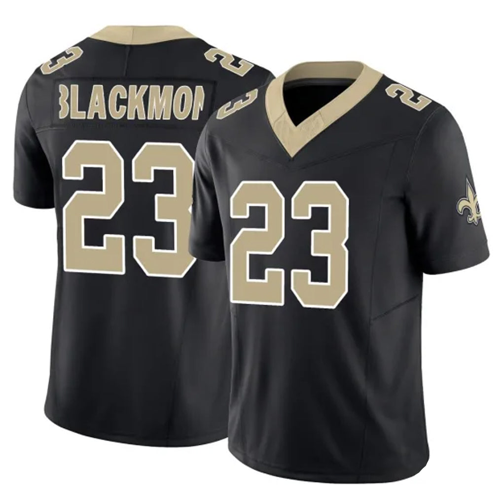Qdoa NO.Saints #23 Julian Blackmon Player Black Limited Vapor F.U.S.E. Home Game Stitched Jerseys