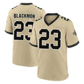 Qdoa NO.Saints #23 Julian Blackmon Player Gold Home Game Stitched Jerseys