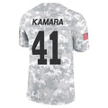 Qdoa NO.Saints #41 Alvin Kamara Player Arctic Camo Salute to Service Limited Stitched Jerseys