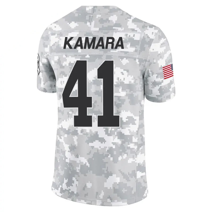 Qdoa NO.Saints #41 Alvin Kamara Player Arctic Camo Salute to Service Limited Stitched Jerseys