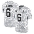 Qdoa NO.Saints #6 Tyler Shough Player Arctic Camo Salute To Service Limited Game Stitched Jerseys