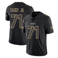 Qdoa NO.Saints #71 Kelvin Banks Jr. Player Black Impact Limited Home Game Stitched Jerseys
