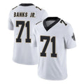 Qdoa NO.Saints #71 Kelvin Banks Jr. Player White Limited Vapor Untouchable Home Game Stitched Jerseys
