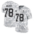 Qdoa NO.Saints #78 Erik McCoy Player Arctic Camo Salute To Service Limited Game Stitched Jerseys