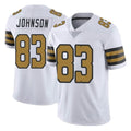 Qdoa NO.Saints #83 Juwan Johnson Player White Limited Color Rush Home Game Stitched Jerseys