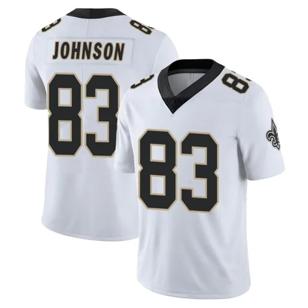 Qdoa NO.Saints #83 Juwan Johnson Player White Limited Vapor Untouchable Home Game Stitched Jerseys