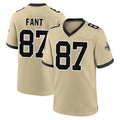 Qdoa NO.Saints #87 Noah Fant Player Gold Home Game Stitched Jerseys