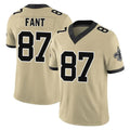 Qdoa NO.Saints #87 Noah Fant Player Gold Limited Vapor F.U.S.E. Home Game Stitched Jerseys