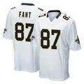 Qdoa NO.Saints #87 Noah Fant Player White Home Game Stitched Jerseys