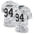 Qdoa NO.Saints #94 Cameron Jordan Player Arctic Camo Salute to Service Limited Stitched Jerseys