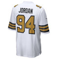 Qdoa NO.Saints #94 Cameron Jordan White Alternate Game Stitched American Stitched Jersey