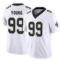 Qdoa NO.Saints #99 Chase Young Player White Limited Vapor F.U.S.E. Home Game Stitched Jerseys