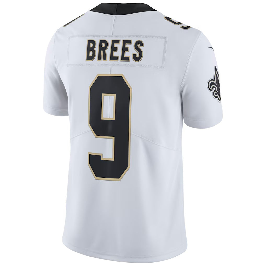 Qdoa NO.Saints #9 Drew Brees White Vapor Untouchable Limited Player Stitched Jerseys