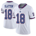 Qdoa NY.Giants #18 Darius Slayton Player White Color Rush Home Game Stitched Jerseys