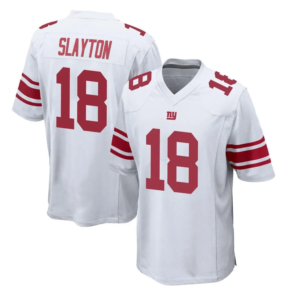 Qdoa NY.Giants #18 Darius Slayton Player White Home Game Stitched Jerseys